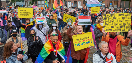 lhbti+ protesten in hongarije