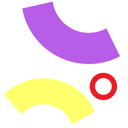 COC logo paars geel en rood